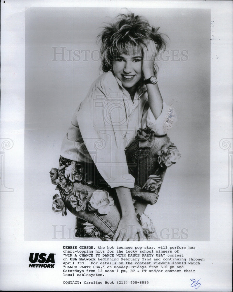 1988 Teenage Pop Star Debbie Gibson Contest - Historic Images