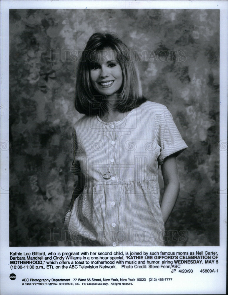 1993 Kathie Lee Gifford Motherhood Special - Historic Images