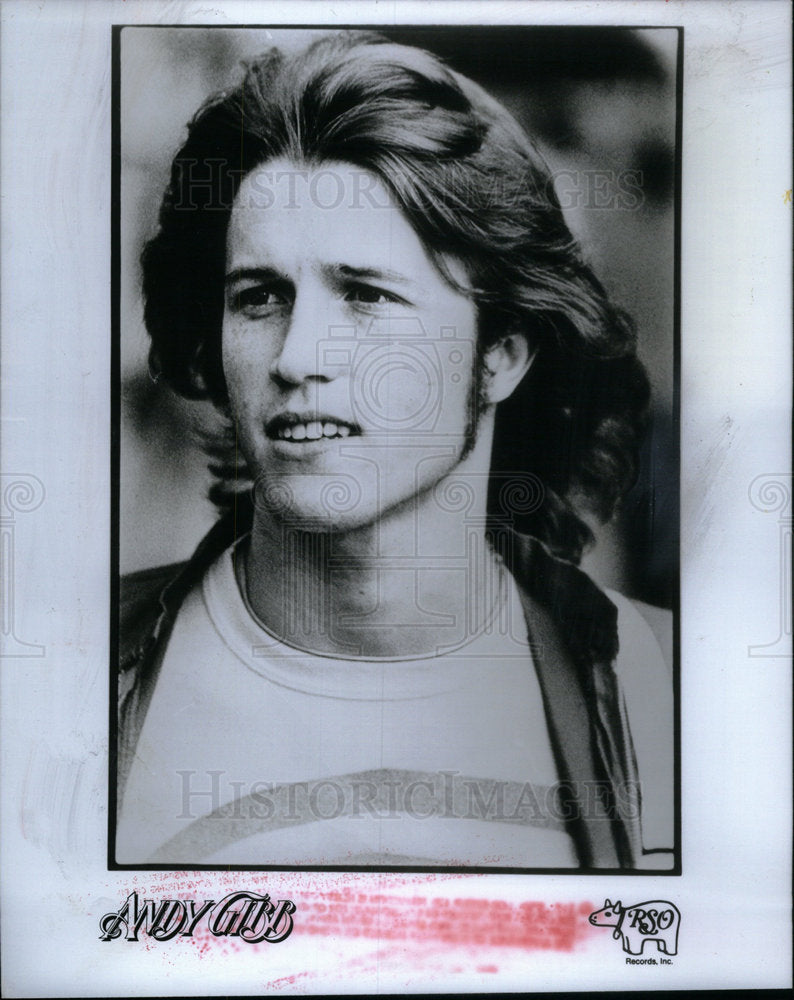 1977 Musician Andy Gibb - Historic Images