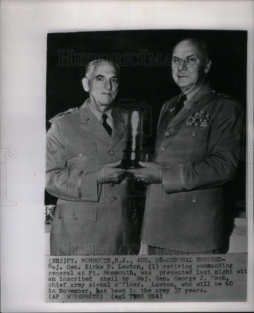 1954 Major General Kirke B. Lawton Retires - Historic Images