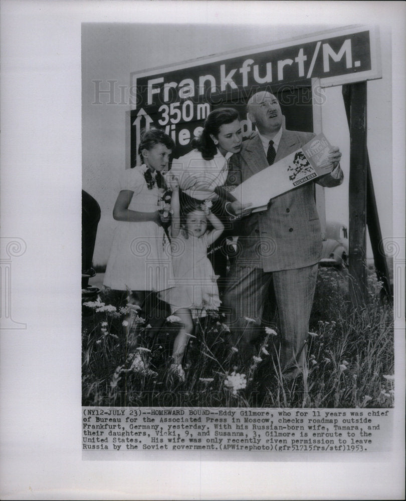 1953 Eddy Gilmore Family - Historic Images