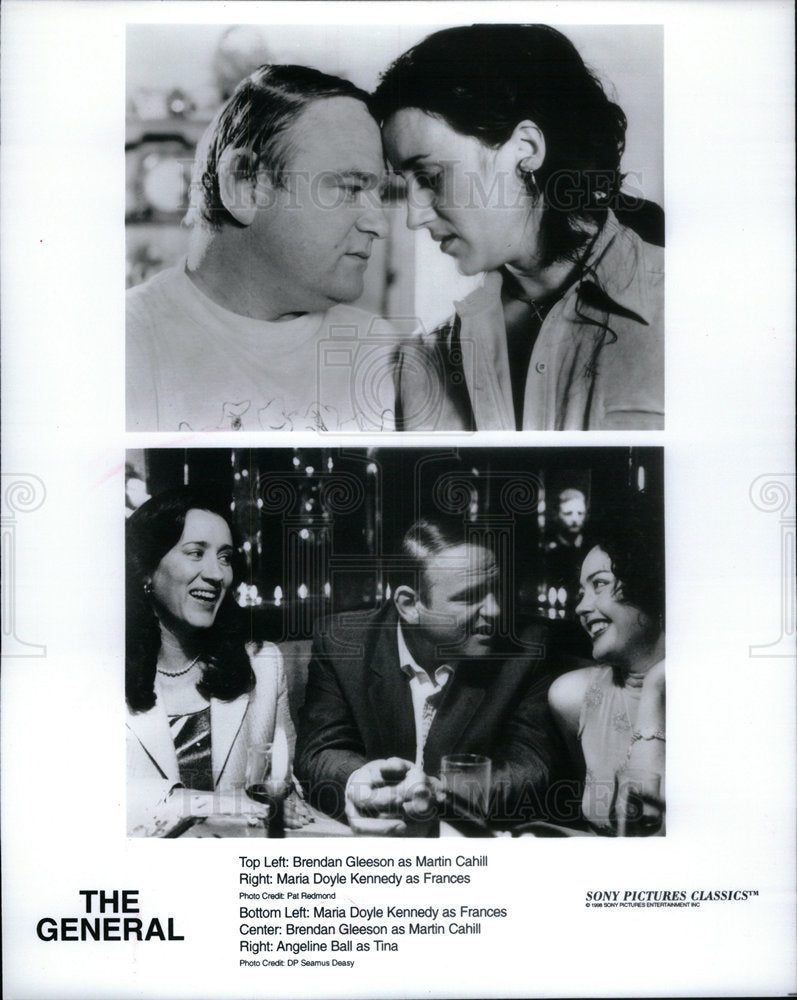 1999 Press Photo Brendan Gleeson Maria Doyle Kennedy - Historic Images