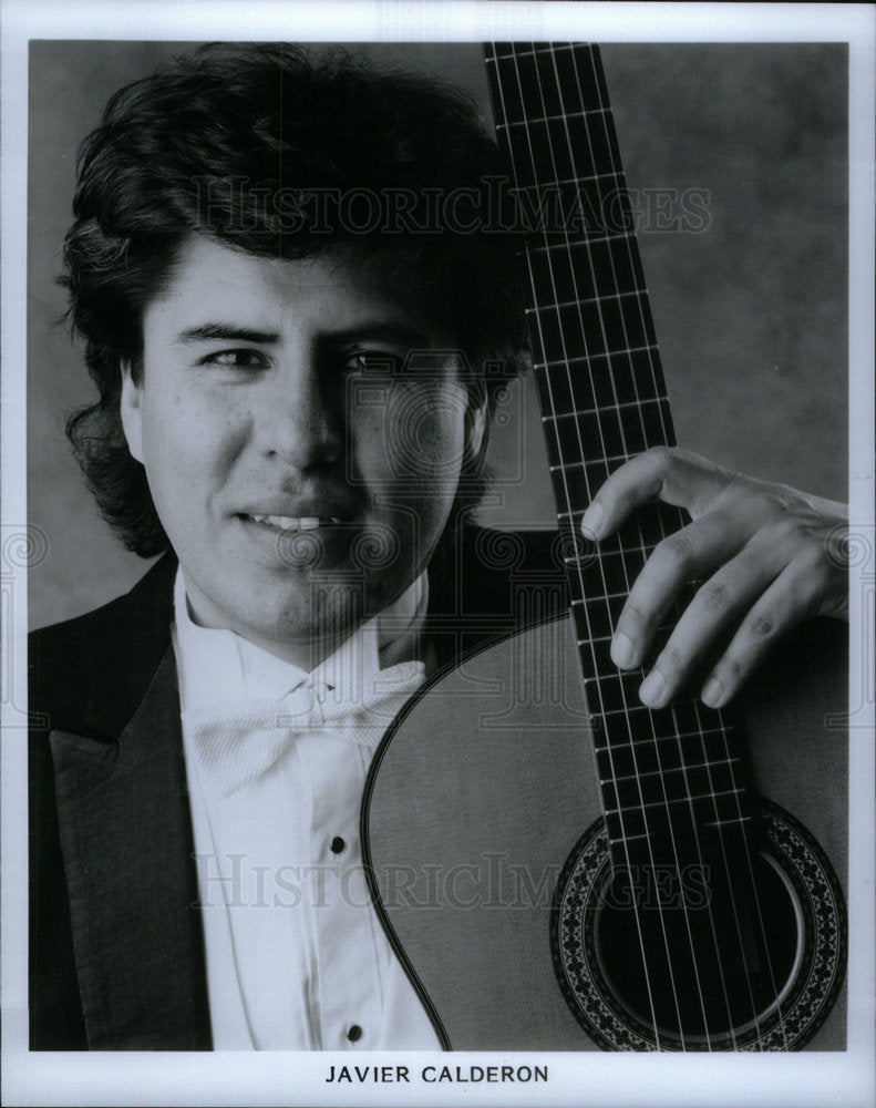 1992 Press Photo Guitarist Javier Calderon - Historic Images