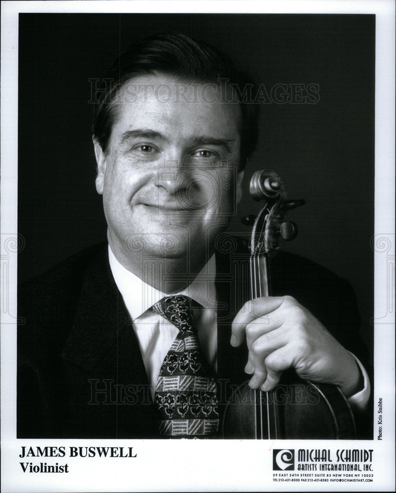 1999 Press Photo James Buswell, violinest - Historic Images