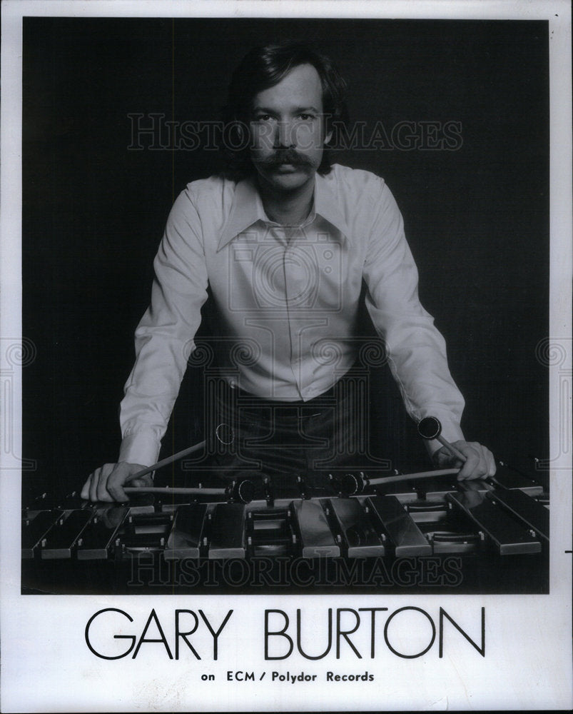 1977 Press Photo Jazz musician Gary Burton. - Historic Images