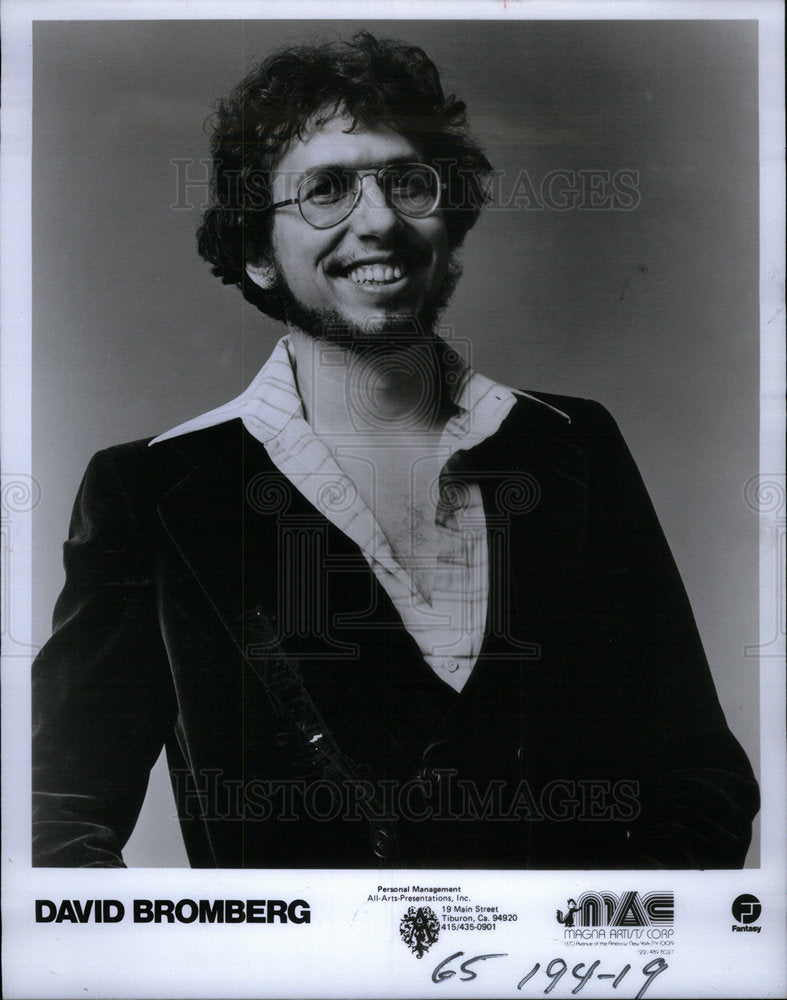 1986 Press Photo David Bromberg - Historic Images