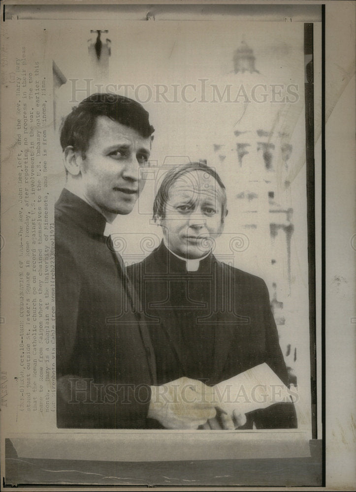 1971 Press Photo Rev Harry Bury - Historic Images