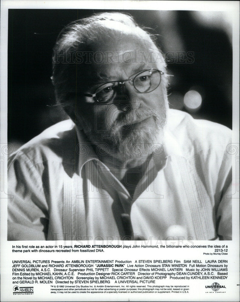 1995 Press Photo Jurassic Park - Historic Images