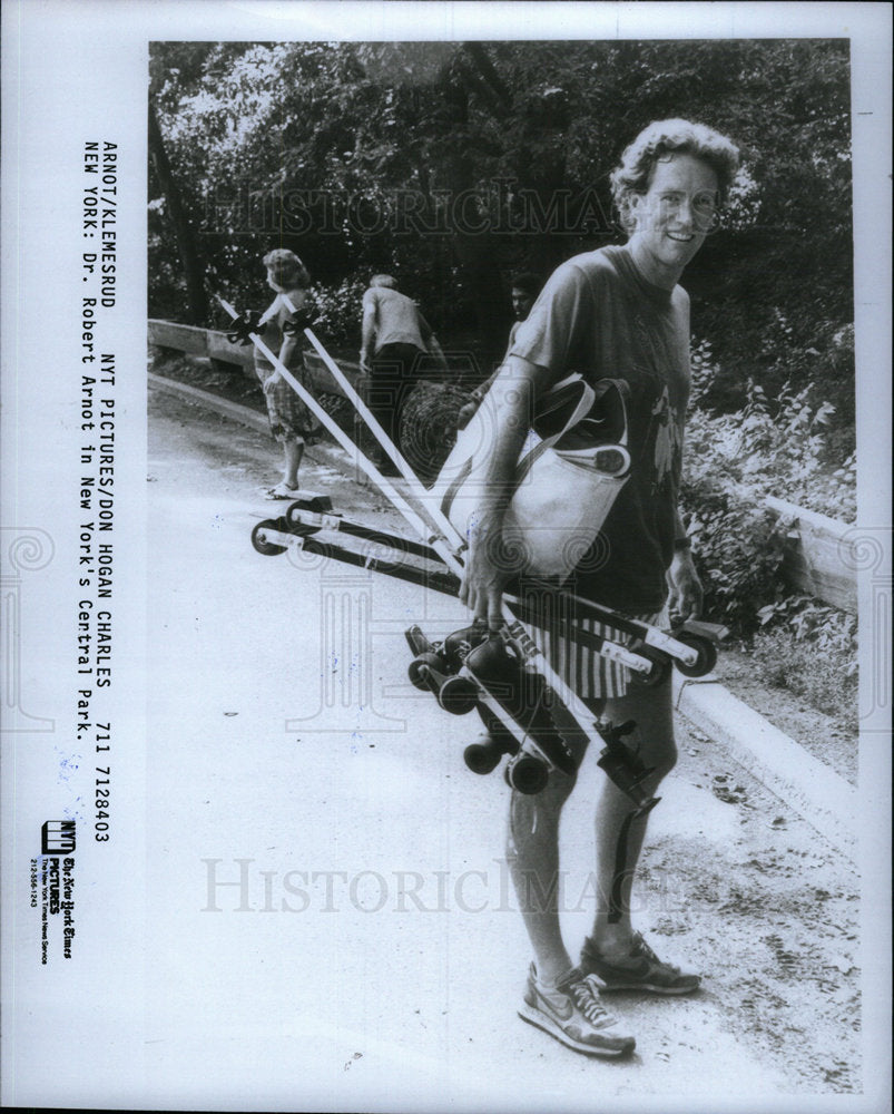 1984 Press Photo Robert Arnot New York Central Park - Historic Images