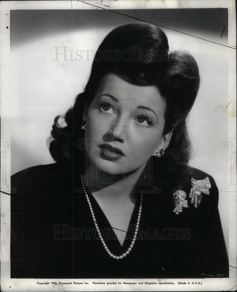 1946 Press Photo Wildcat Actress Arline Judge - Historic Images