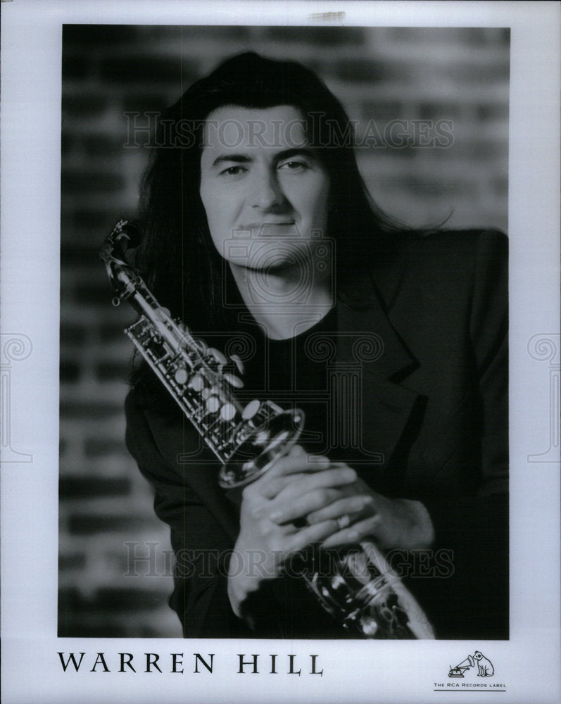 1995 Press Photo Warren Hill Canadian Jazz Musician - Historic Images