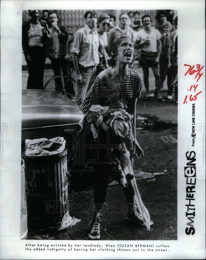 1983 Press Photo Susan Berman Smithereens Movie - Historic Images