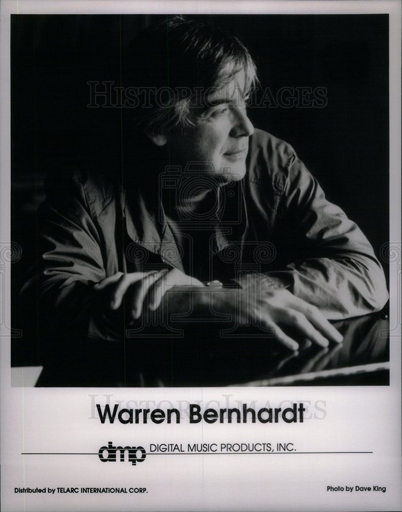 1991 Press Photo Warren Bernhardt Jazz Music Pianist - Historic Images