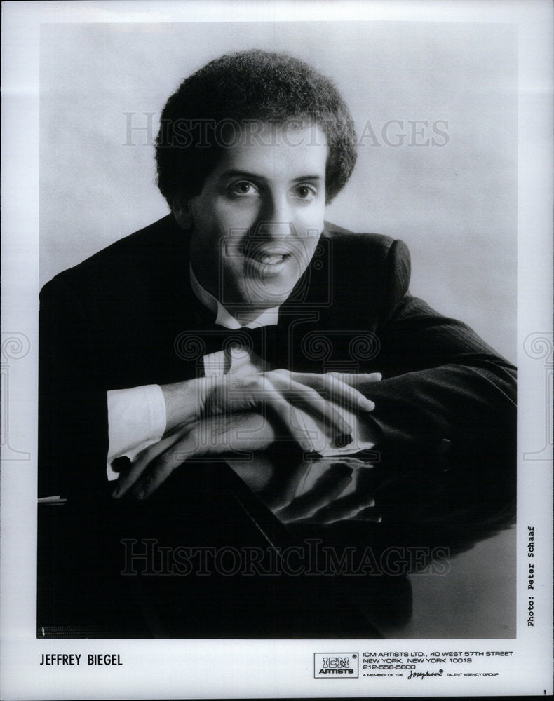 1989 Press Photo Jeffrey Biegel pianist entertainer - Historic Images