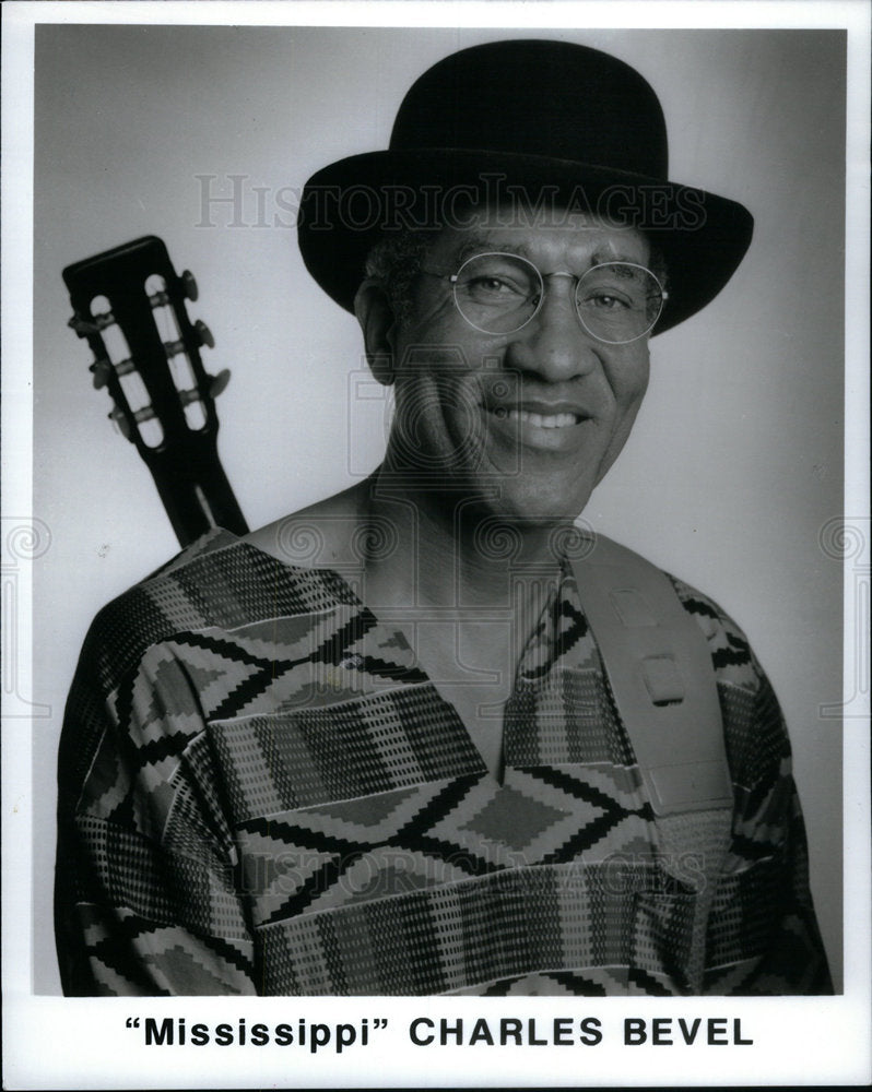 1999 Press Photo Mississippi Charles Bevel Blues Music - Historic Images