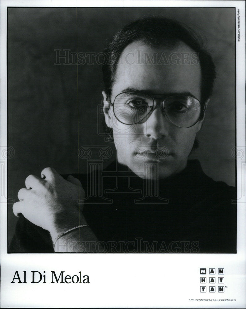 1985 Press Photo Al Di Meola Latin Guitarist Composer - Historic Images