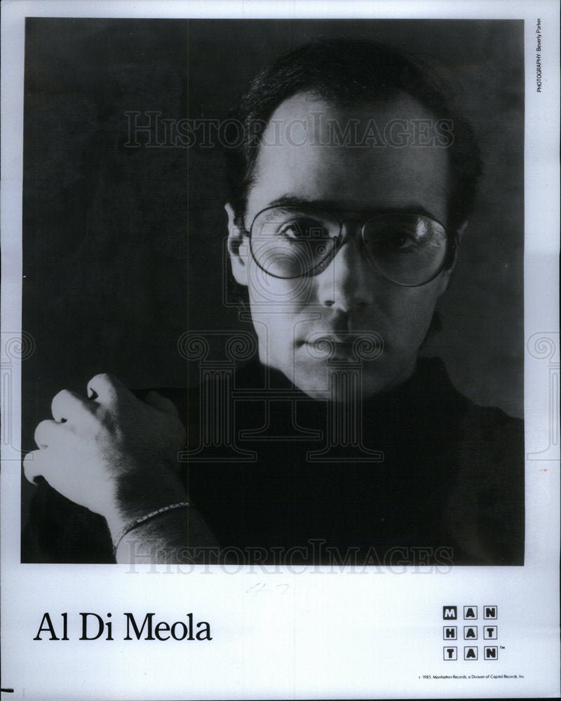 1985 Press Photo Al Di Meola Jazz Fusion Guitarist - Historic Images