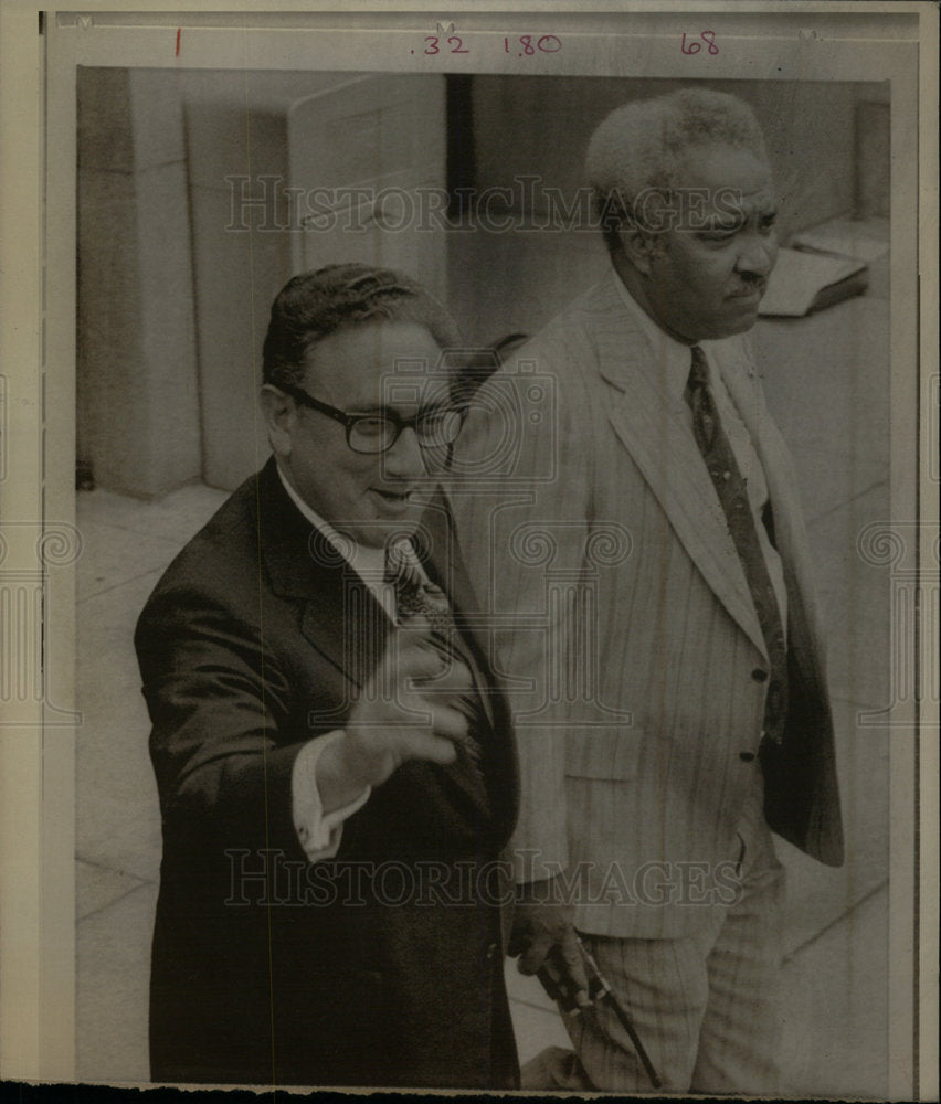 1974 Press Photo Henry Kissinger US Secretary State Man - Historic Images