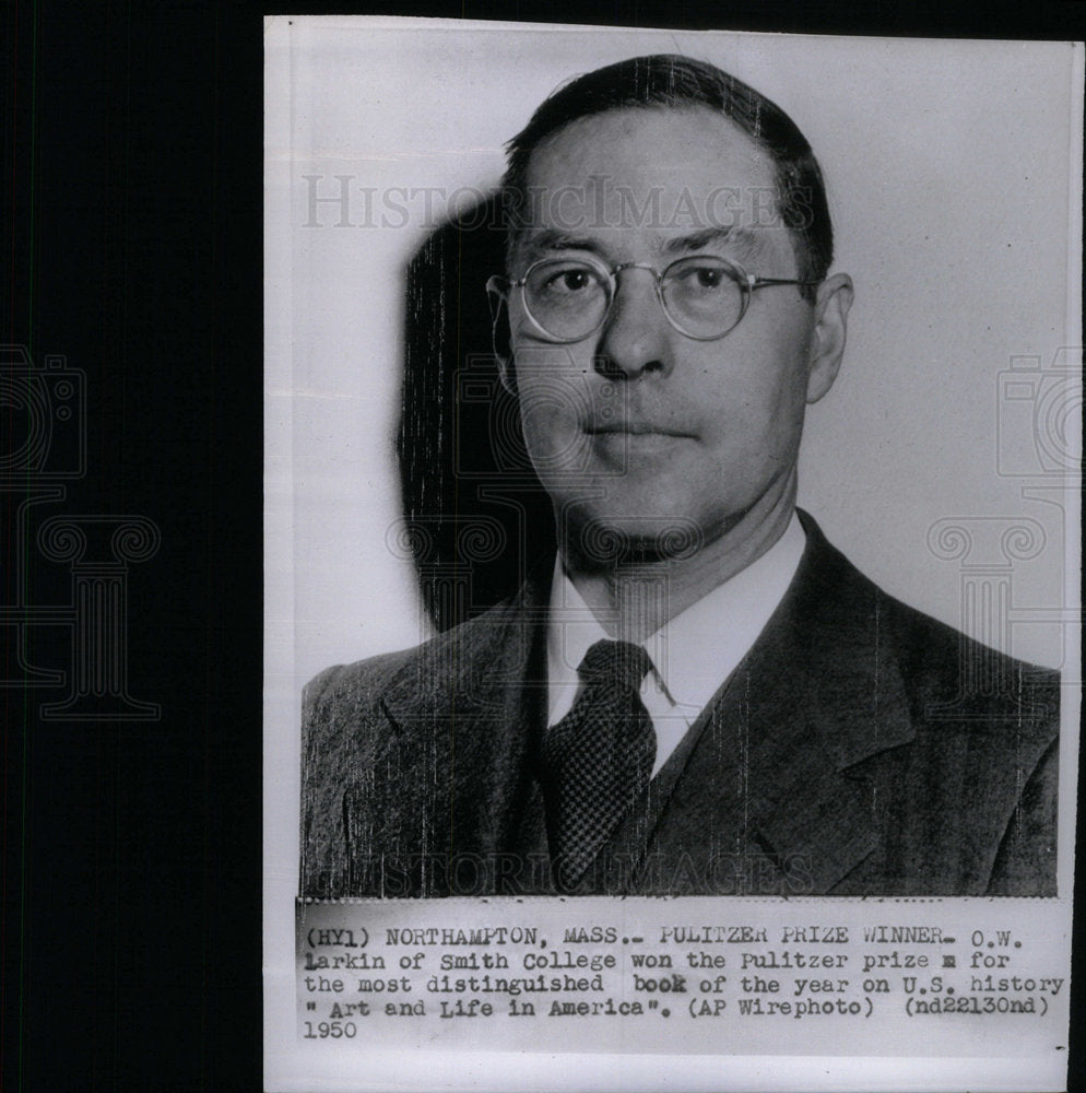 1950 Press Photo Larkin of Smith College Pulitzer Prize - Historic Images