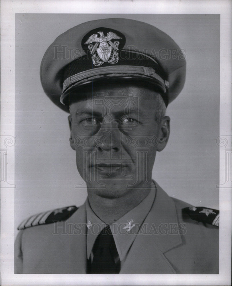 1950 Press Photo Captian Larned 215 Dahlia st Denver - Historic Images