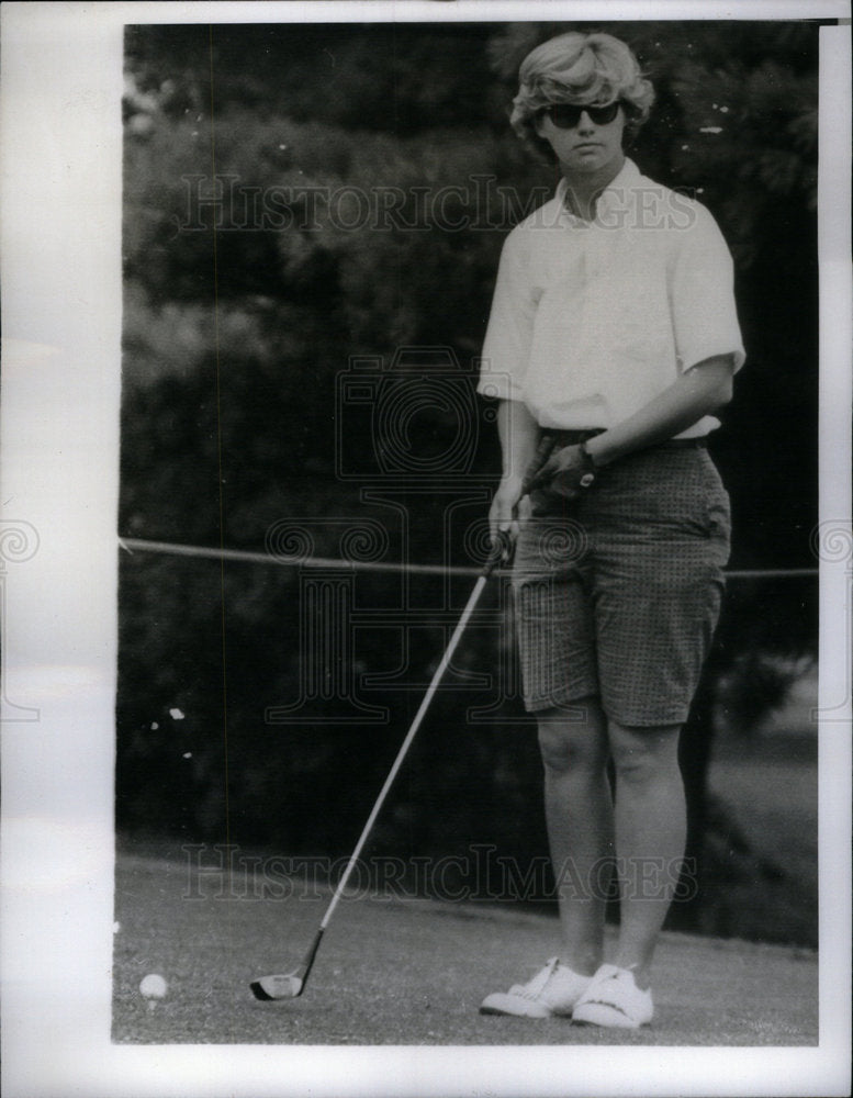 1963 Press Photo Mary Mills American Golfer LPGA tour - Historic Images