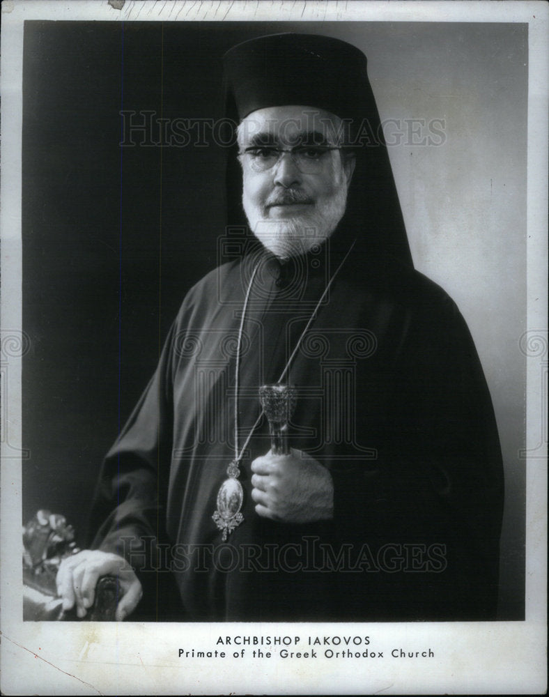 1978 Press Photo Archbishop Iakovos Greek Orthodox - Historic Images