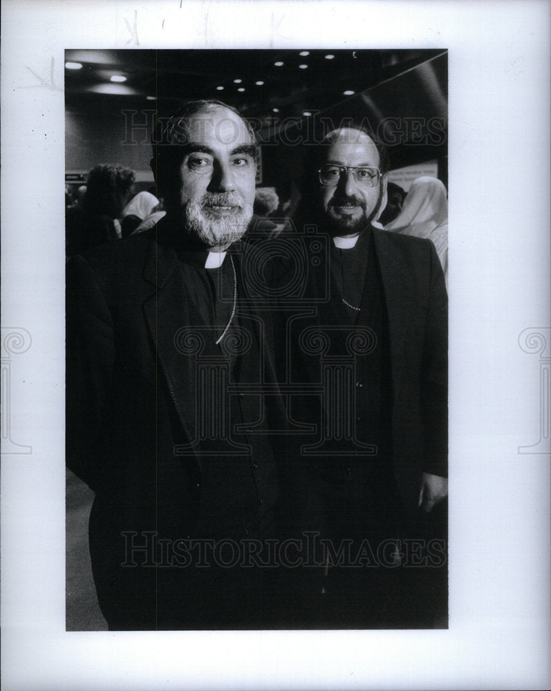 1991 Press Photo Chaldean bishop Ibraham homeland Mar - Historic Images