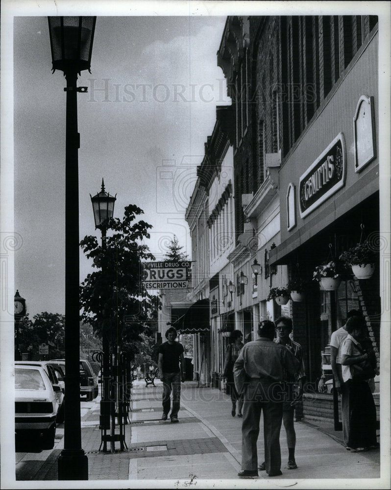 1982 Press Photo Northville Renovations Michigan - Historic Images