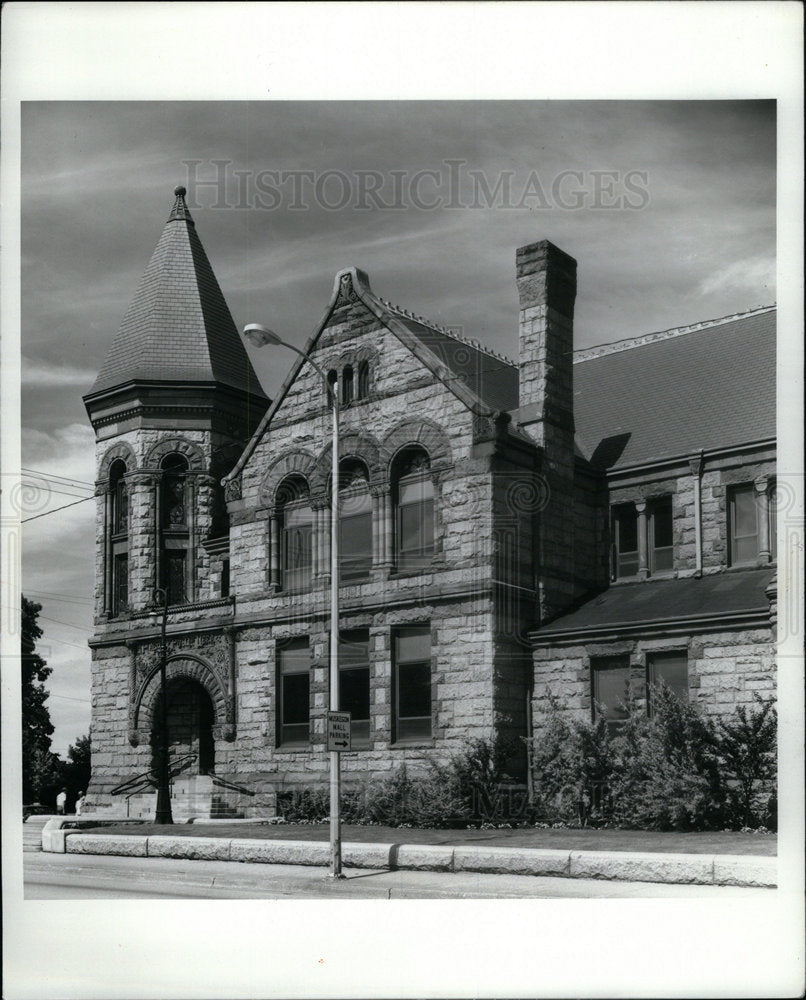 1981 Press Photo Muskegon History Homes urban living - Historic Images