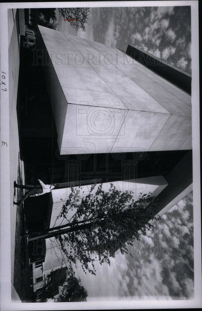 1966 Press Photo Social Research Building Michigan - Historic Images