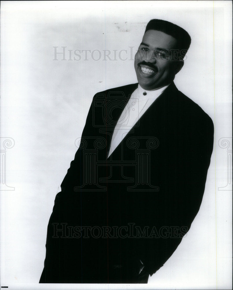 1996 Press Photo Broderick Steven Steve Harvey Show - Historic Images