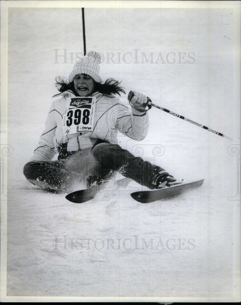 1982 Press Photo Nancy Fritsch Illinois Winter Olympic - Historic Images