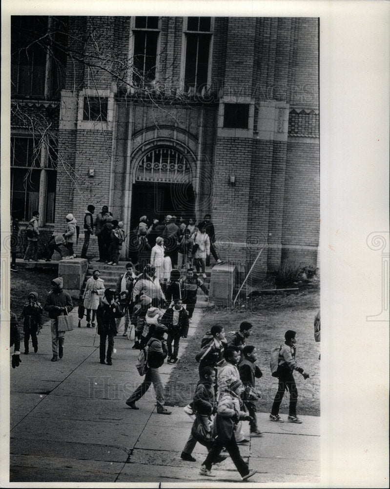 1986 Press Photo Dixon School St Lawrence Chicago Chat - Historic Images