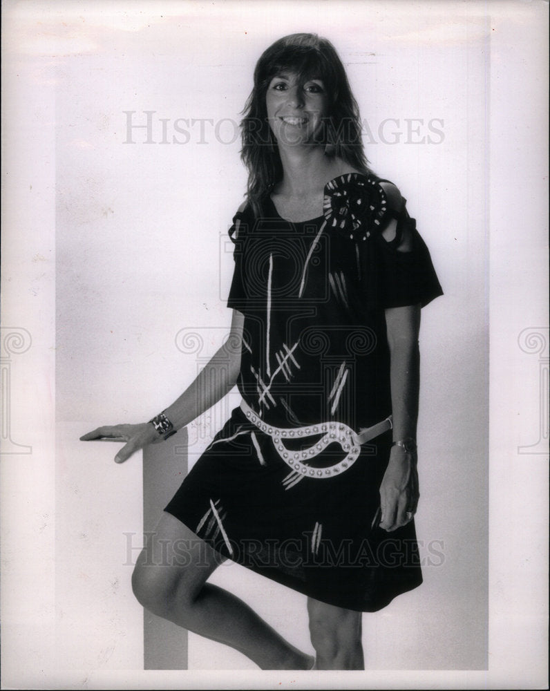 1988 Press Photo Interior designer Janet Blutter Shiff - Historic Images