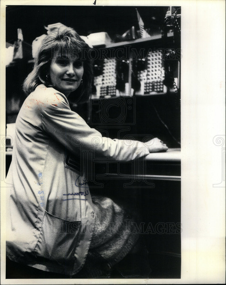 1987 Press Photo Women Chicago Mercantile Exchange - Historic Images