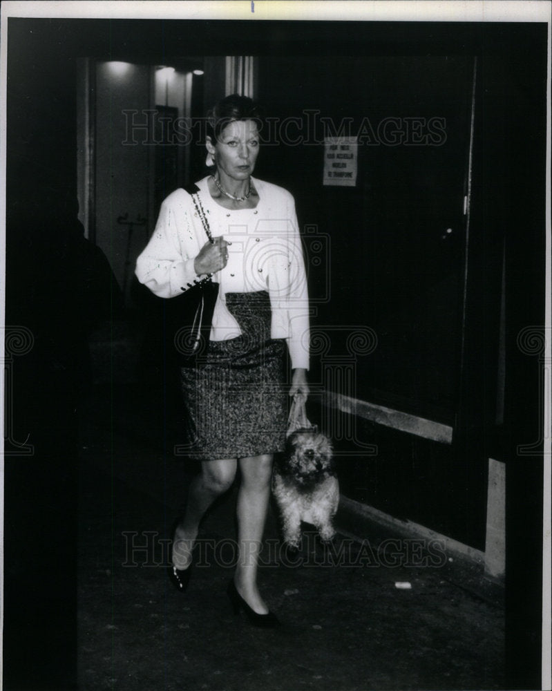 1988 Press Photo Midas Touchi fashion woman Paris take - Historic Images