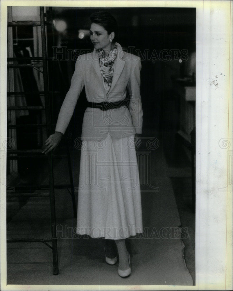 1986 Press Photo Fashion jewels at Alcott &amp; Andrews. - Historic Images