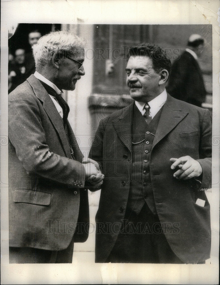 Press Photo Ramsay MacDonald Edouard Herriott - Historic Images