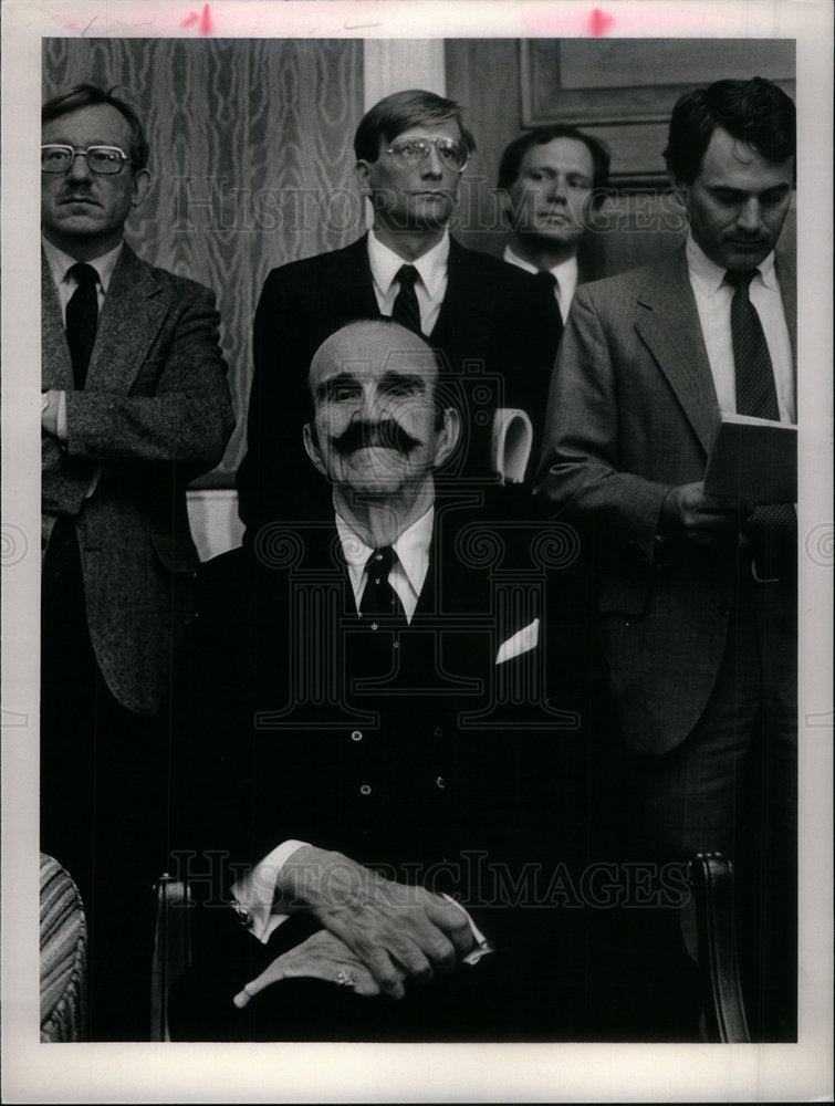 1985 Press Photo Buell Temple Groups - Historic Images