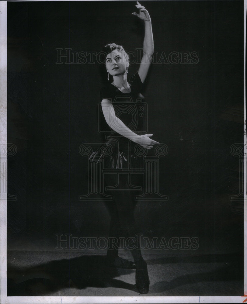 1961 Press Photo Rosalyn Jordan, Dancer. - Historic Images