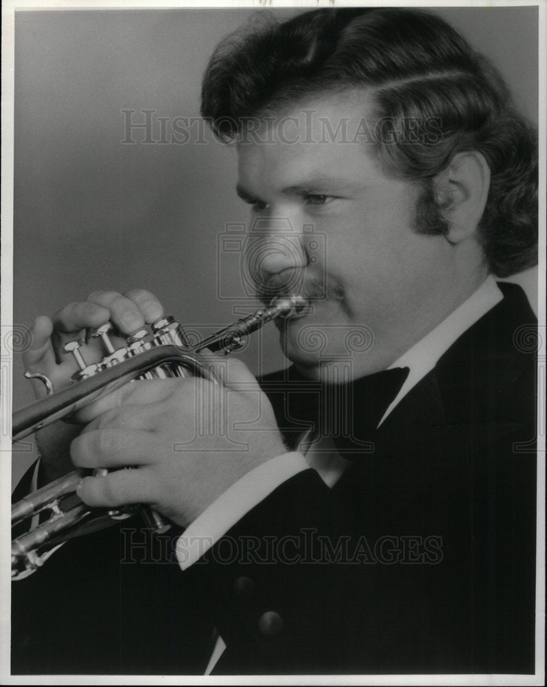 1979 Press Photo David Hickman American trumpeter Guild - Historic Images