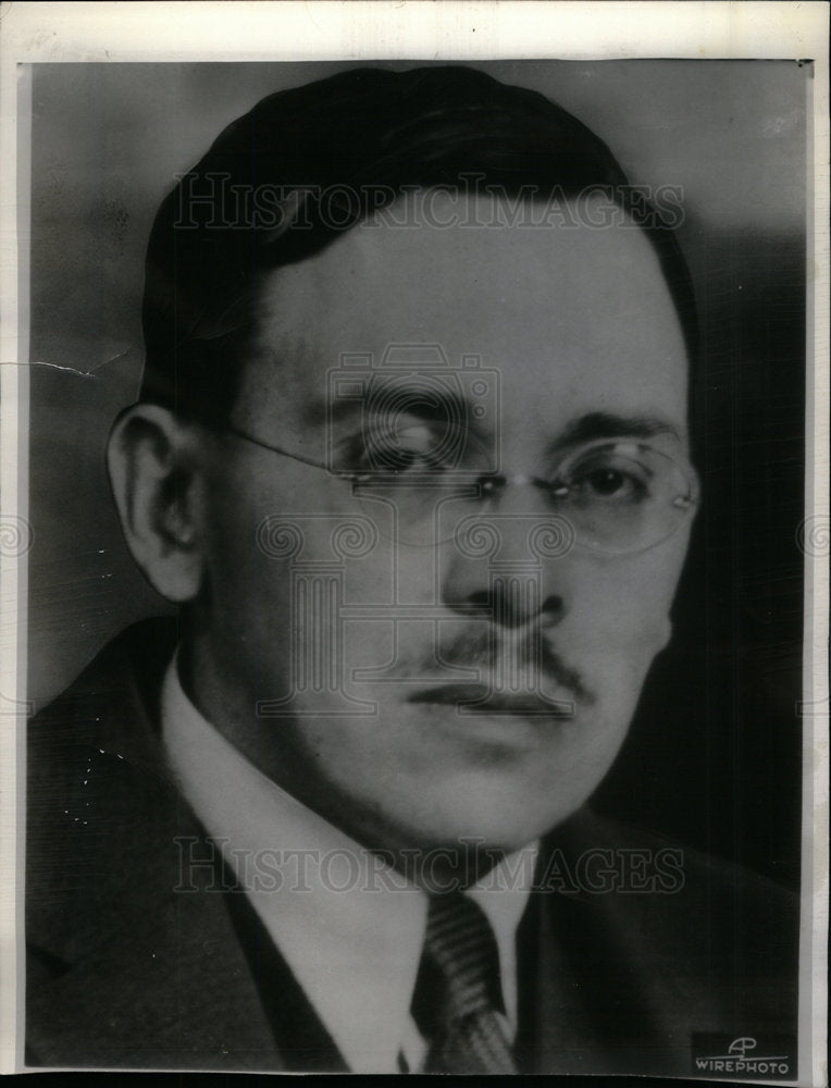 1937 Press Photo Earnest Hootan Harverd Anthropologist - Historic Images