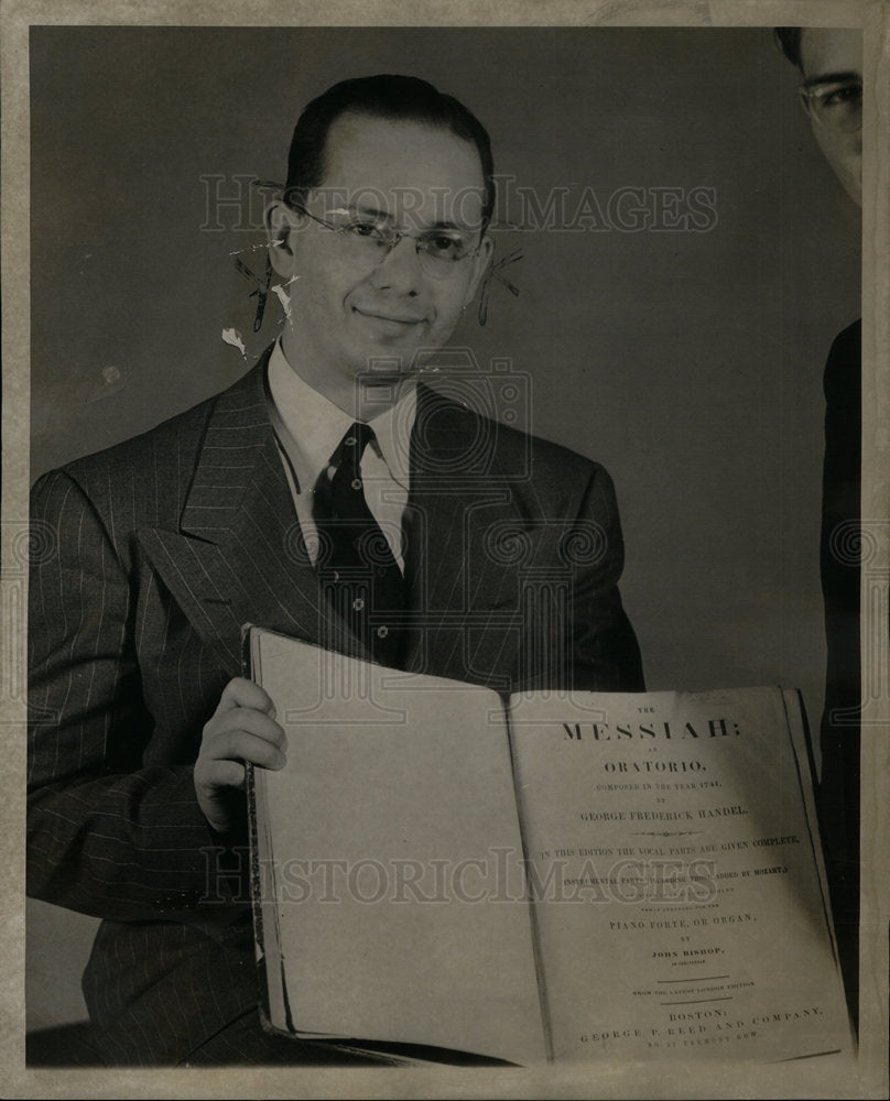 1944 Press Photo Jason Tickton Asst. Professor - Historic Images