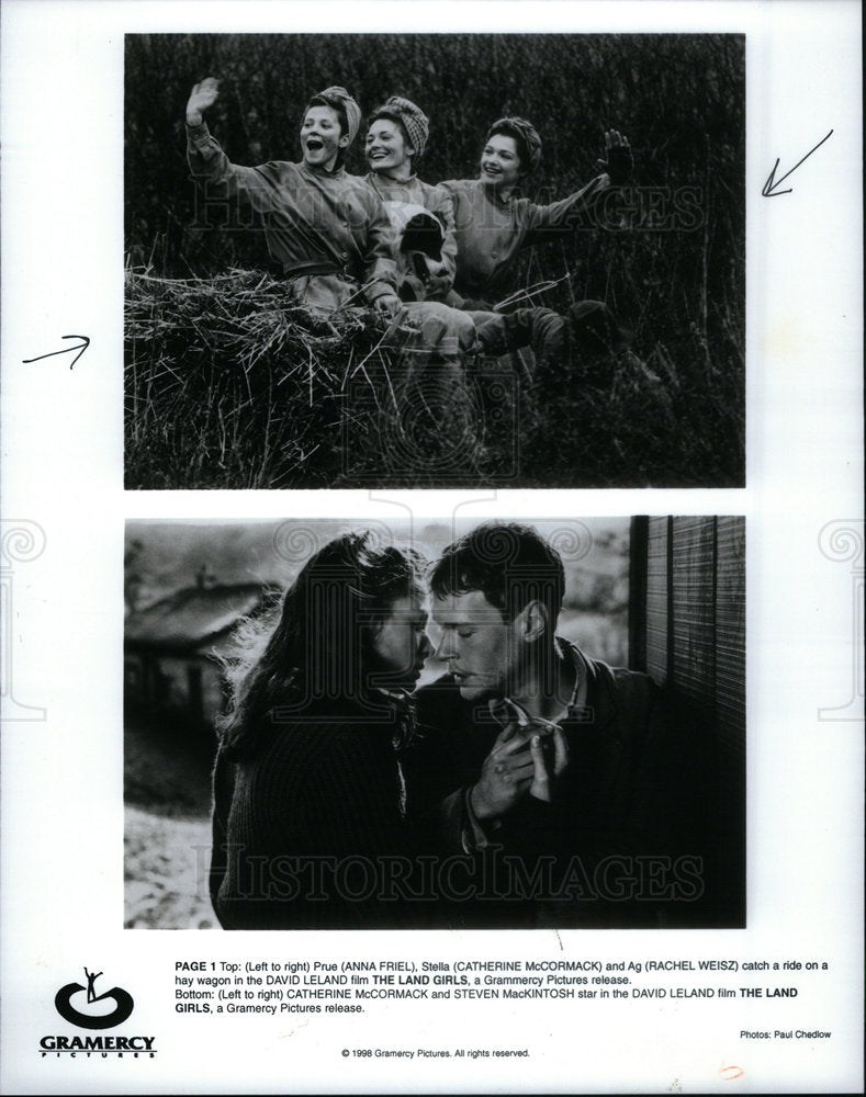 1998 Press Photo David Leland and Rachel Weisz in The L - Historic Images