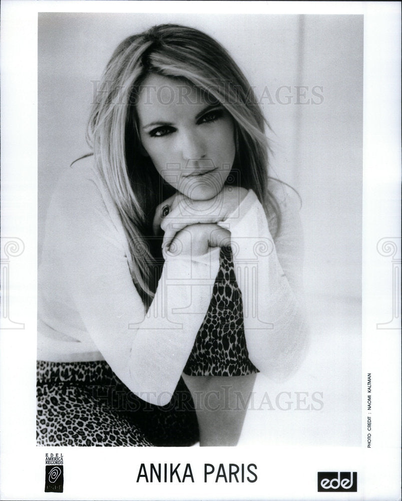 Press Photo Anika Paris Singer Songwriter - Historic Images