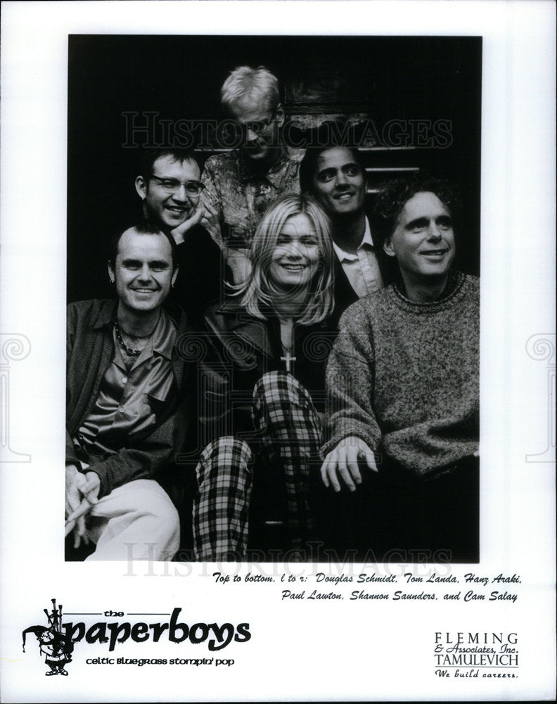 Press Photo The Paperboys Canadian Folk Music Band - Historic Images