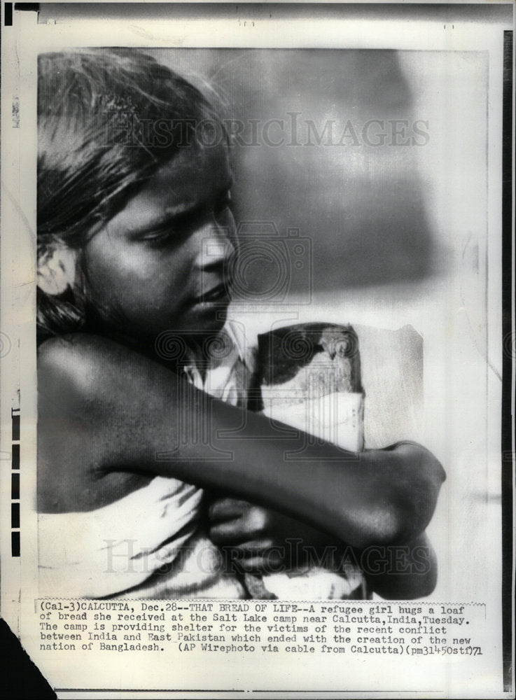 1971 Press Photo Pakistan Refugee Calcutta India - Historic Images