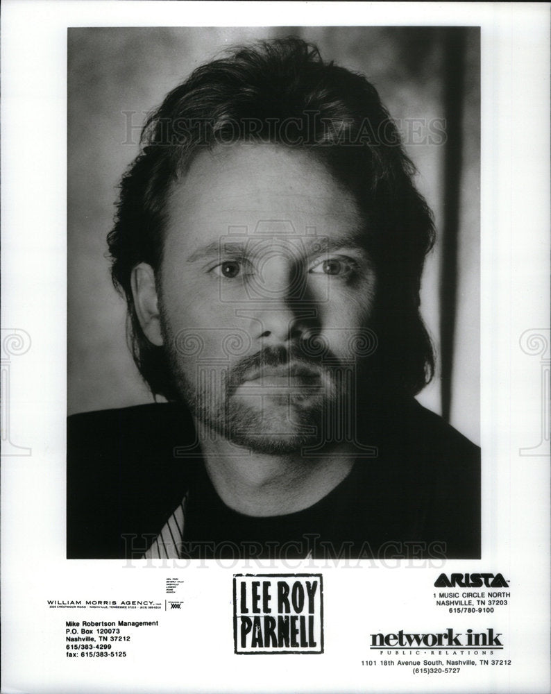 1993 Press Photo Lee Roy Parnel  Billboard Hot Country - Historic Images