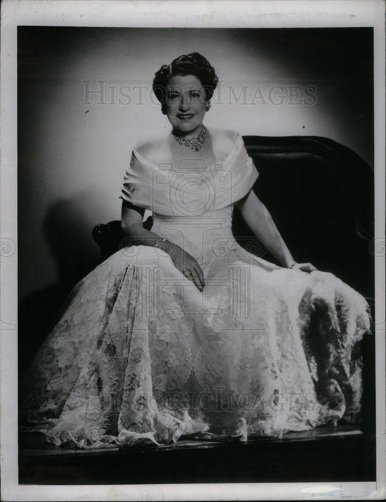 Press Photo Louella Parsons columnist newspaper radio - Historic Images