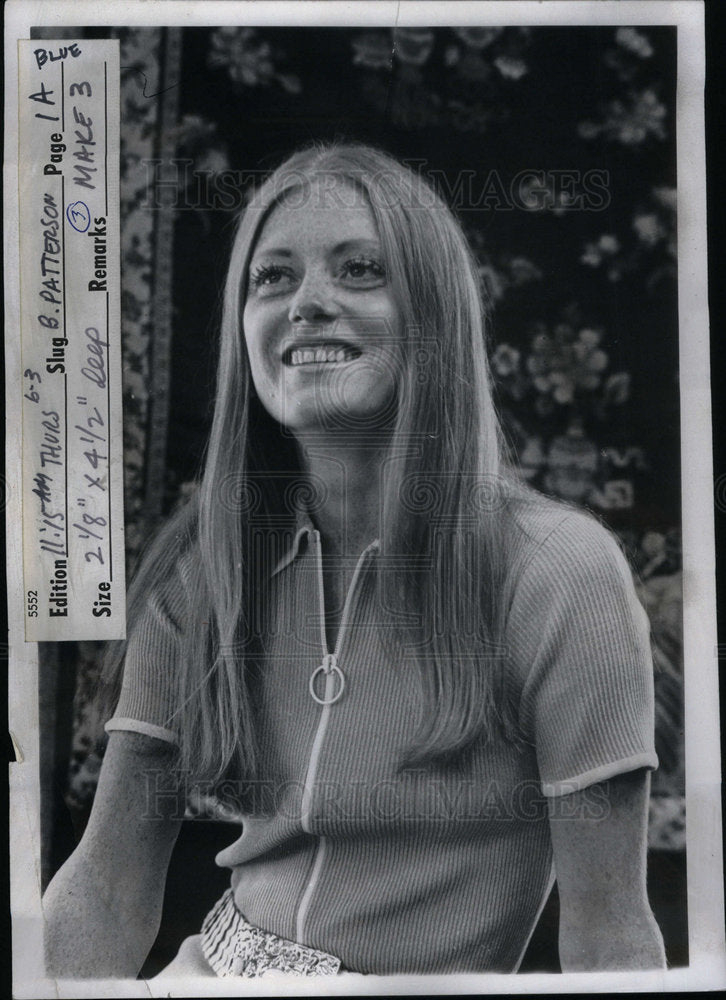 1972 Press Photo Barbara Patterson - Historic Images